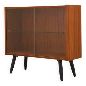 Vitrine en acajou avec façade en verre, Danemark, années 1970