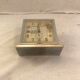 Former reveil square metal chrome vintage decoration