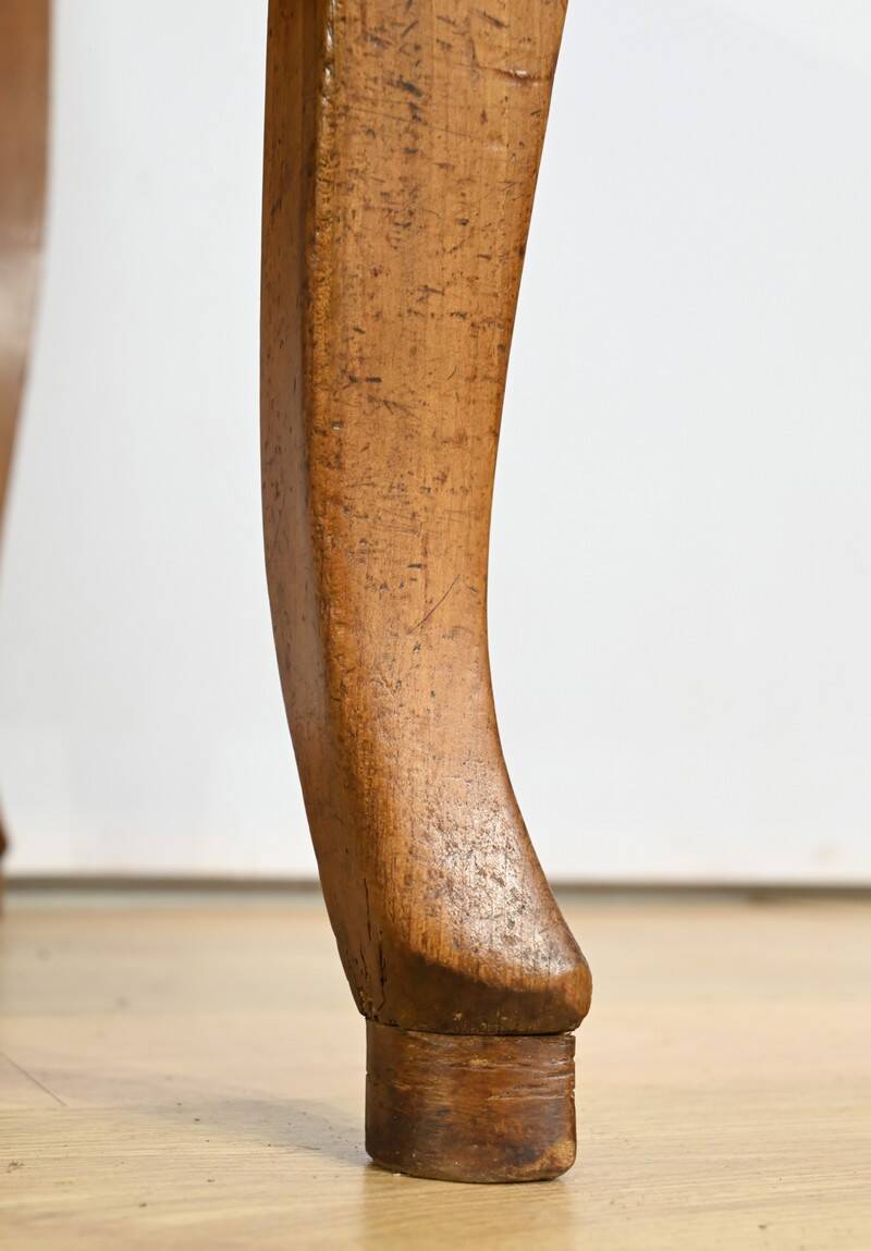 Regional Cherry Wood Table, Louis XV style – Mid-19th century