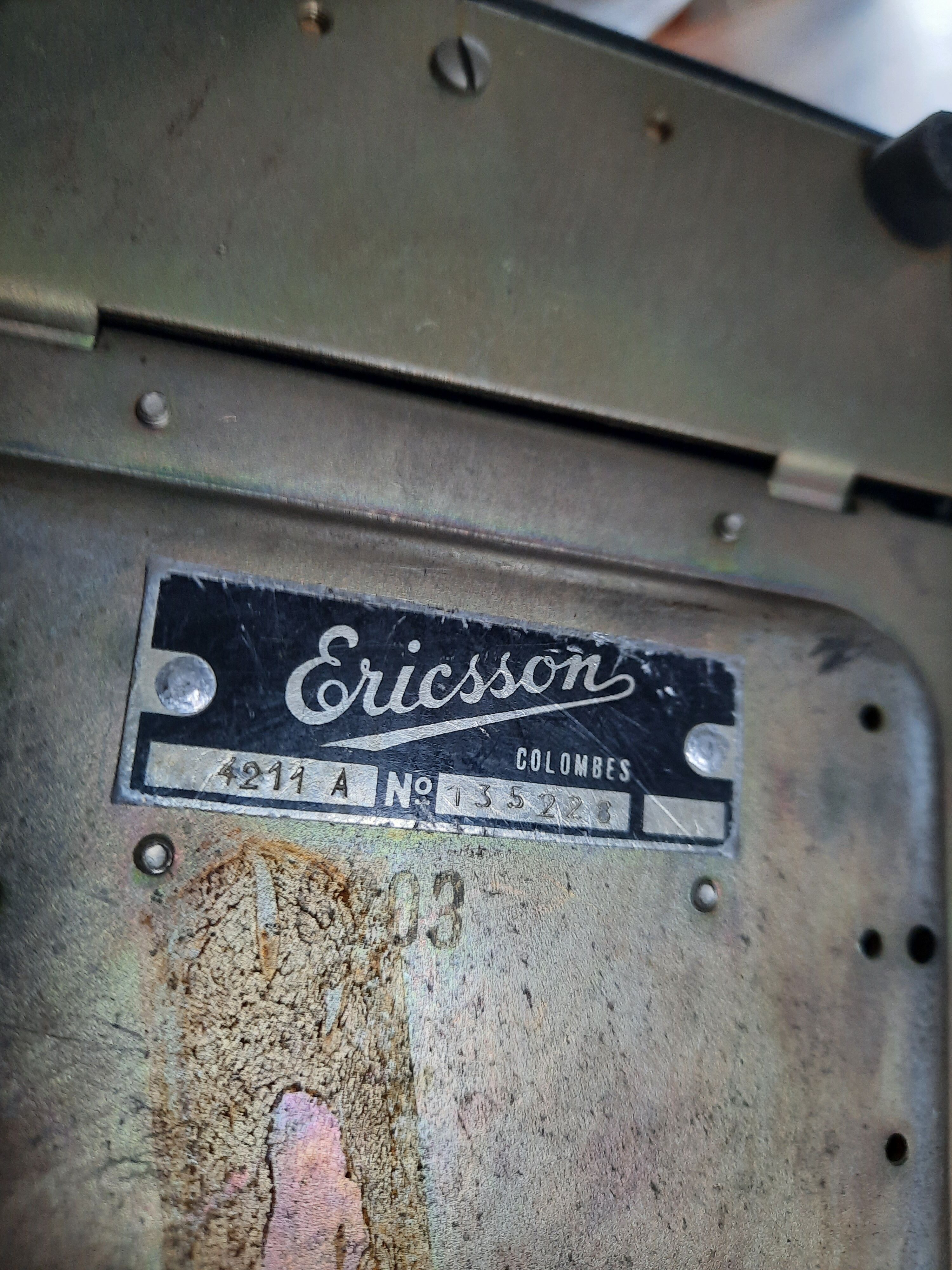 U43 bakelite vintage phone