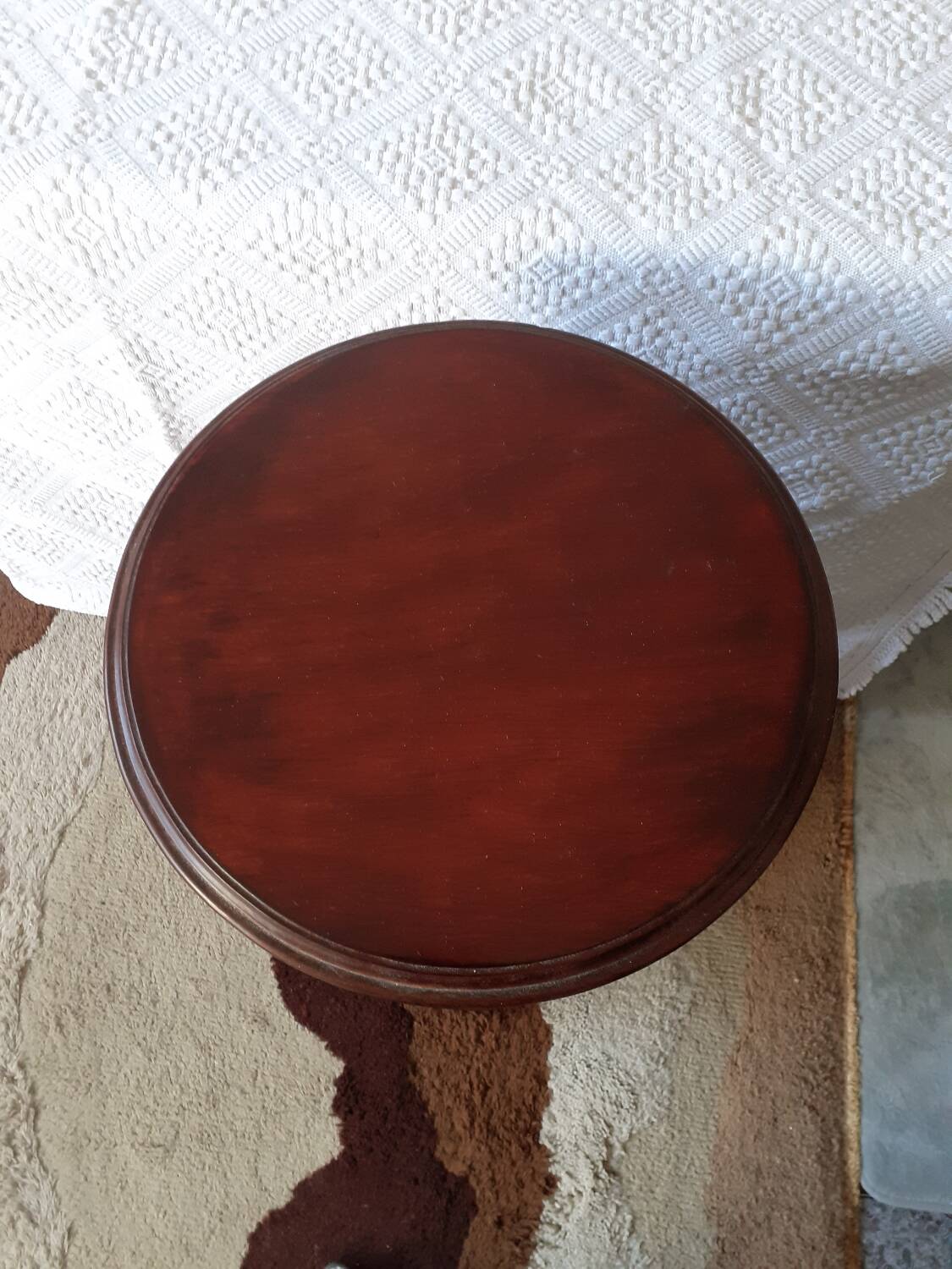 Empire mahogany bedside table called somno