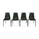 Ensemble de 4 chaises vintage Fantasia France années 1960