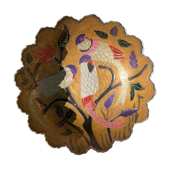 Brass parrot cut