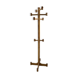 80s pine coat rack