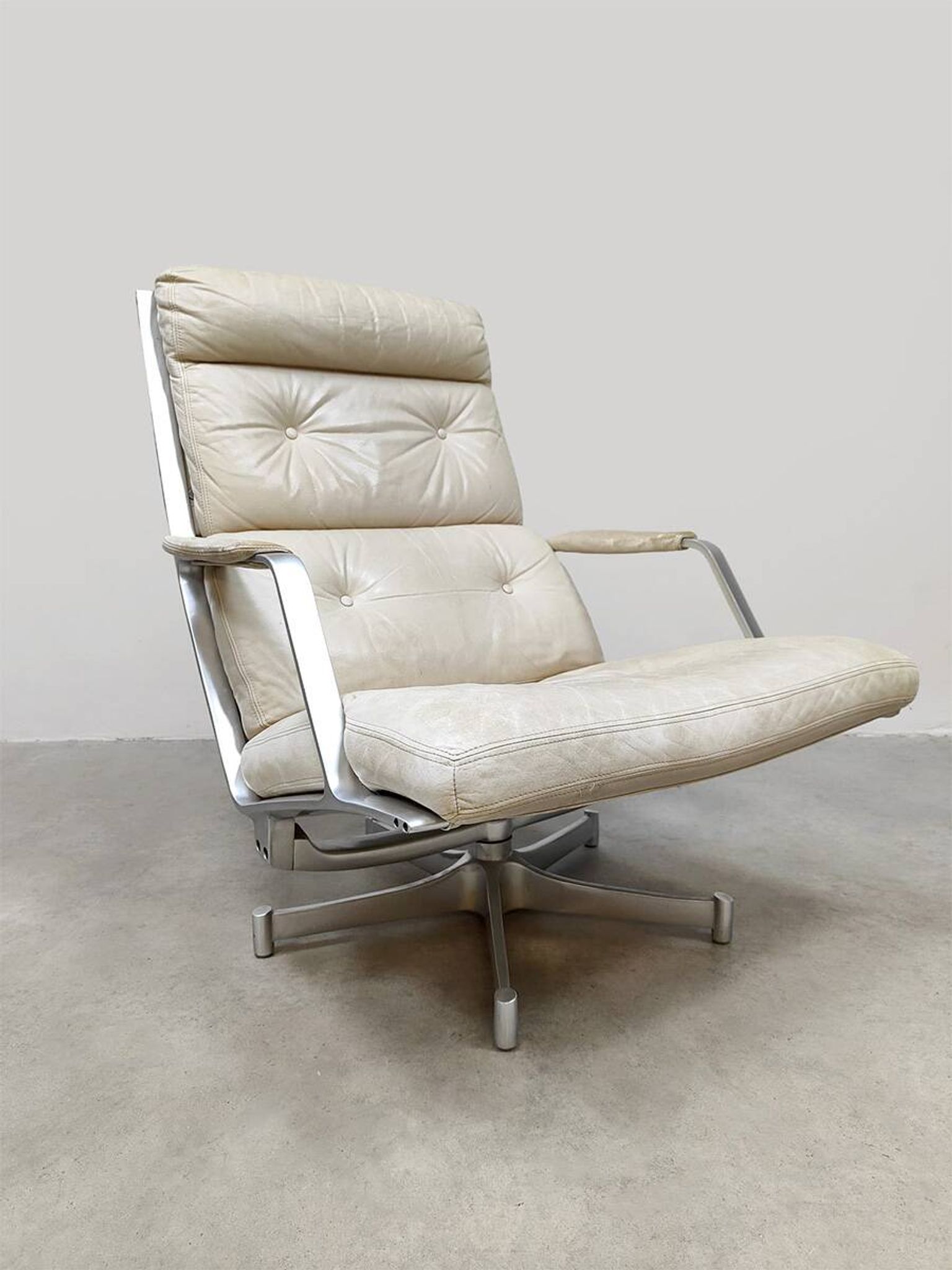 Danish lounge chair FK 85 vintage Preben Fabricius & Jorgen Kastholm Alfred Kill