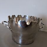 Silver metal planter, Plasait goldsmith