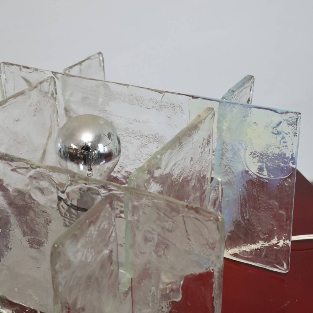 Carlo Nason Mazzega Lampada Da Tavolo/parete vetro iridescente Design