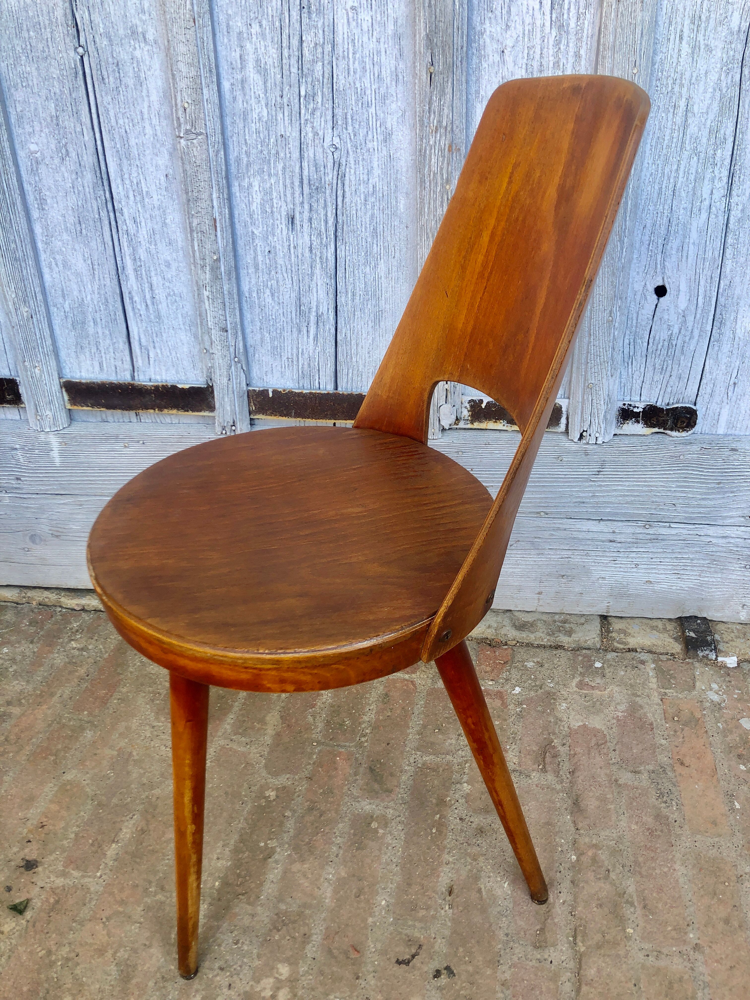 Set de 3 chaises bistrot Baumann Mondor