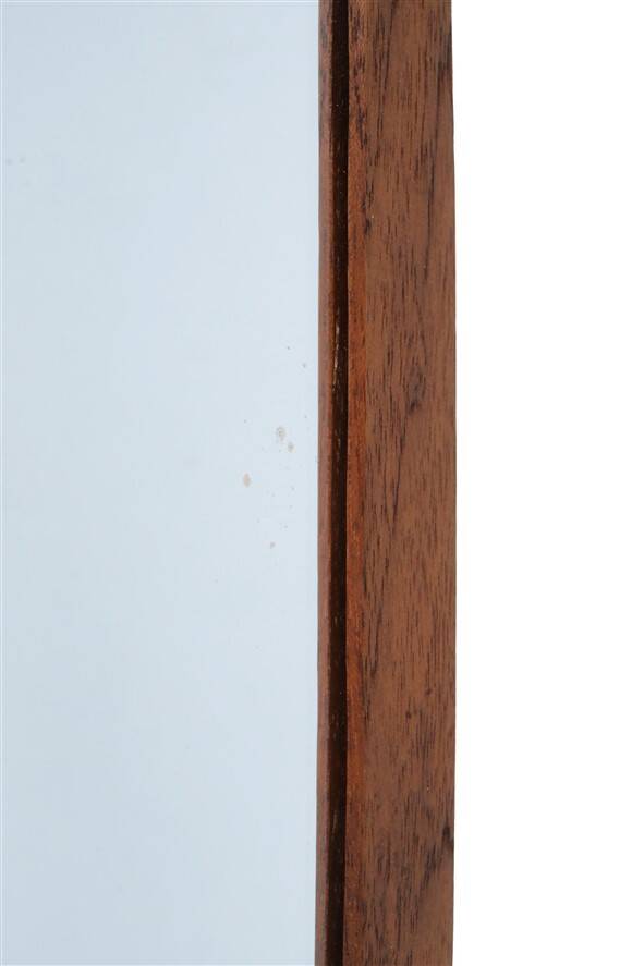 Mid-century teak mirror / Danish modern design / 1960s