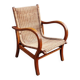 Bauhaus armchair Erich Dieckmann in beech and wicker