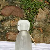 Porcelain and frosted glass wall light