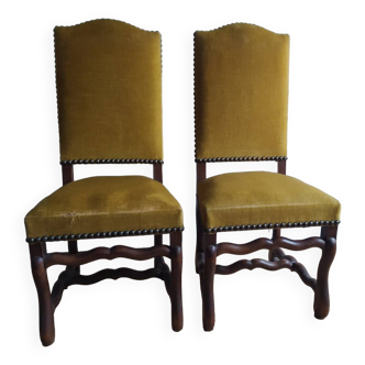 Pair of Louis XIII chairs