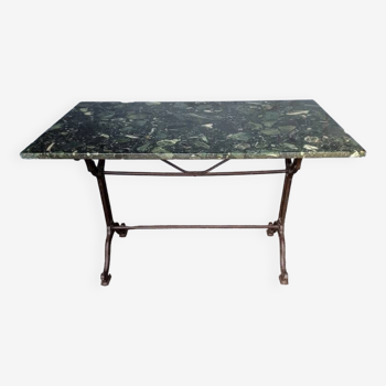 Table bistrot marbre 110cm