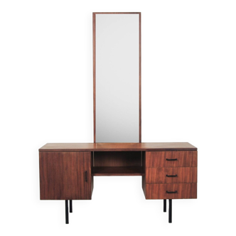 sleek vintage dressing table made from a sideboard by Simpla Lux