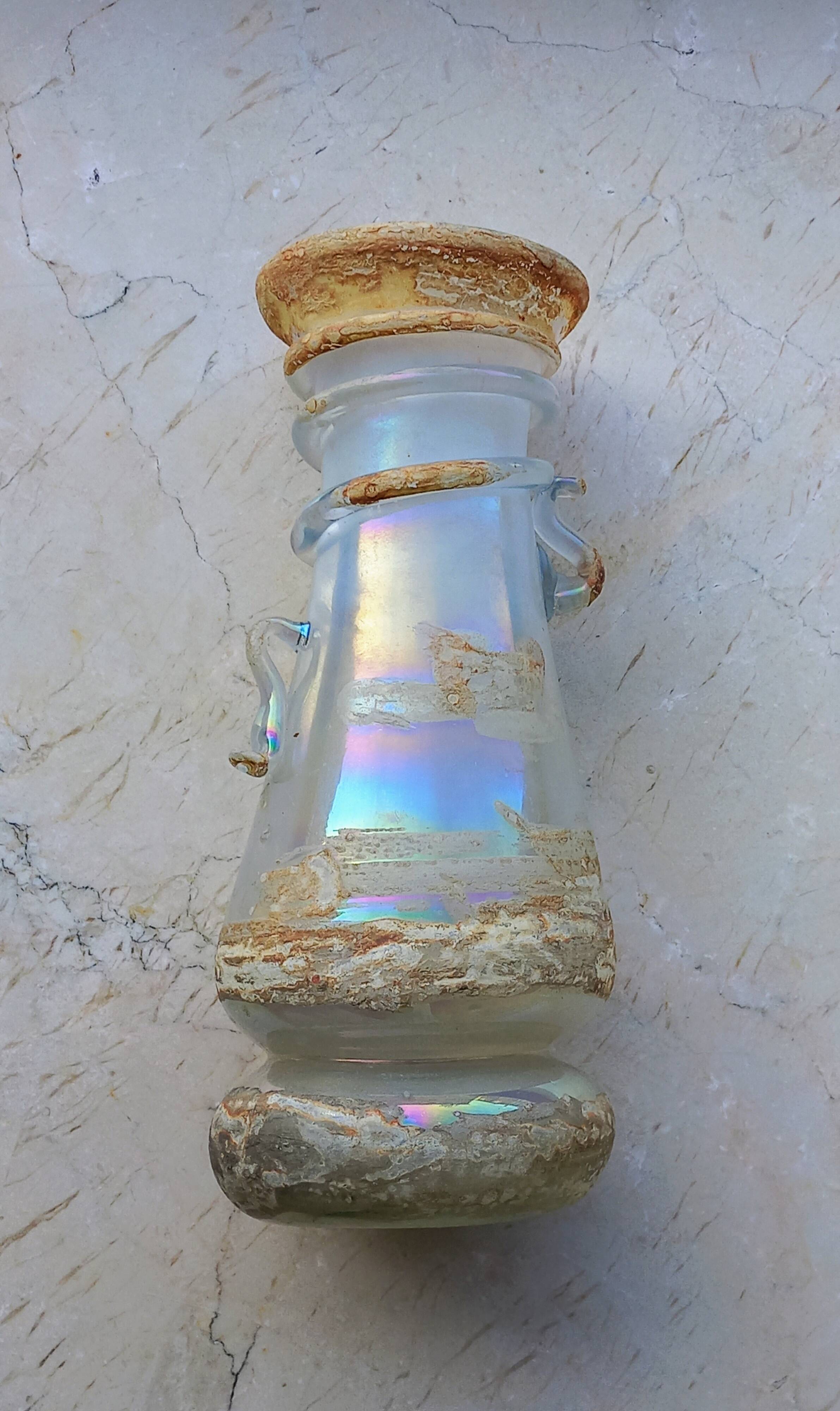 Scavo crystal italian vase