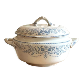 Antique Boch Frères Rubis model soup tureen
