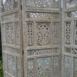 Carved wooden screen