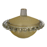 Yellow granita glass box 50s-60s