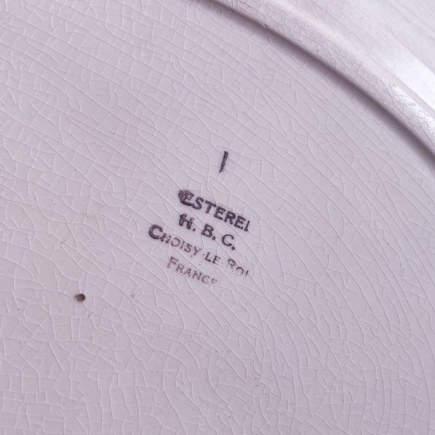 Choisy le roi oval dish