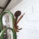 Rare Baumann parrot coat rack, Dièse model, 1990