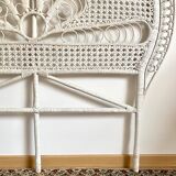 Rattan headboard