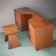 Dressing table in teak of the 1950s