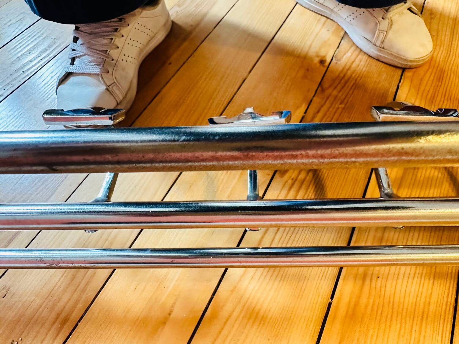 Vintage train wall coat rack 1930 brass