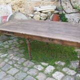 Farmhouse table 6 feet oak