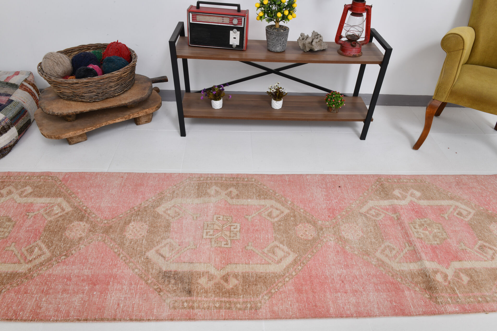3x11 oriental vintage runner rug 86x340cm