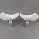 Pair of vintage chrome wall lights