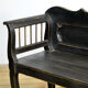 Banc en pin ancien, années 1900