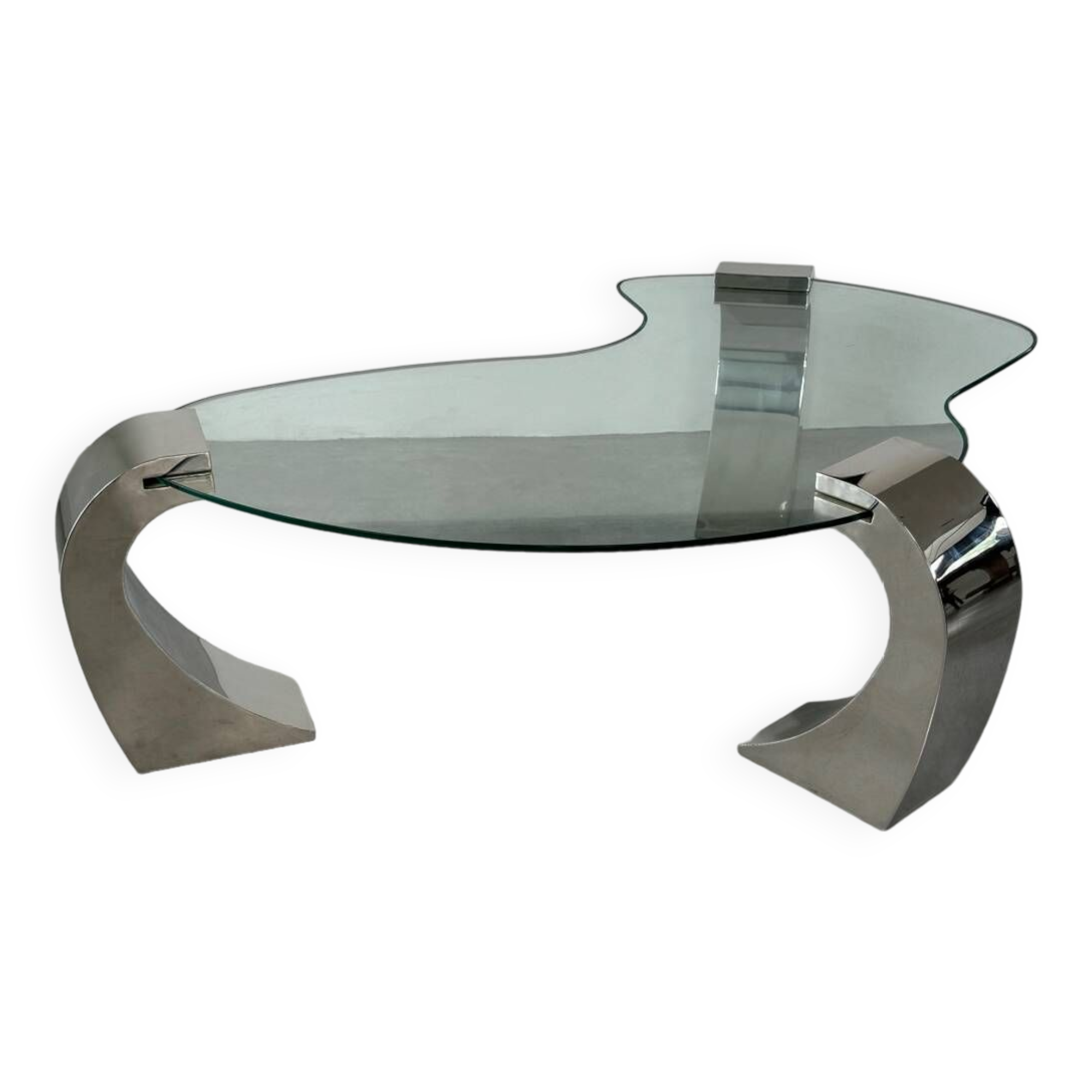 Superb postmodern Italian design coffee table from the 2000s