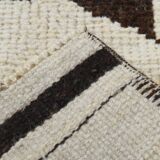 3x12 Rug For Hallway Brown Beige Turkish Runner Rug, 92x364Cm SK 18273