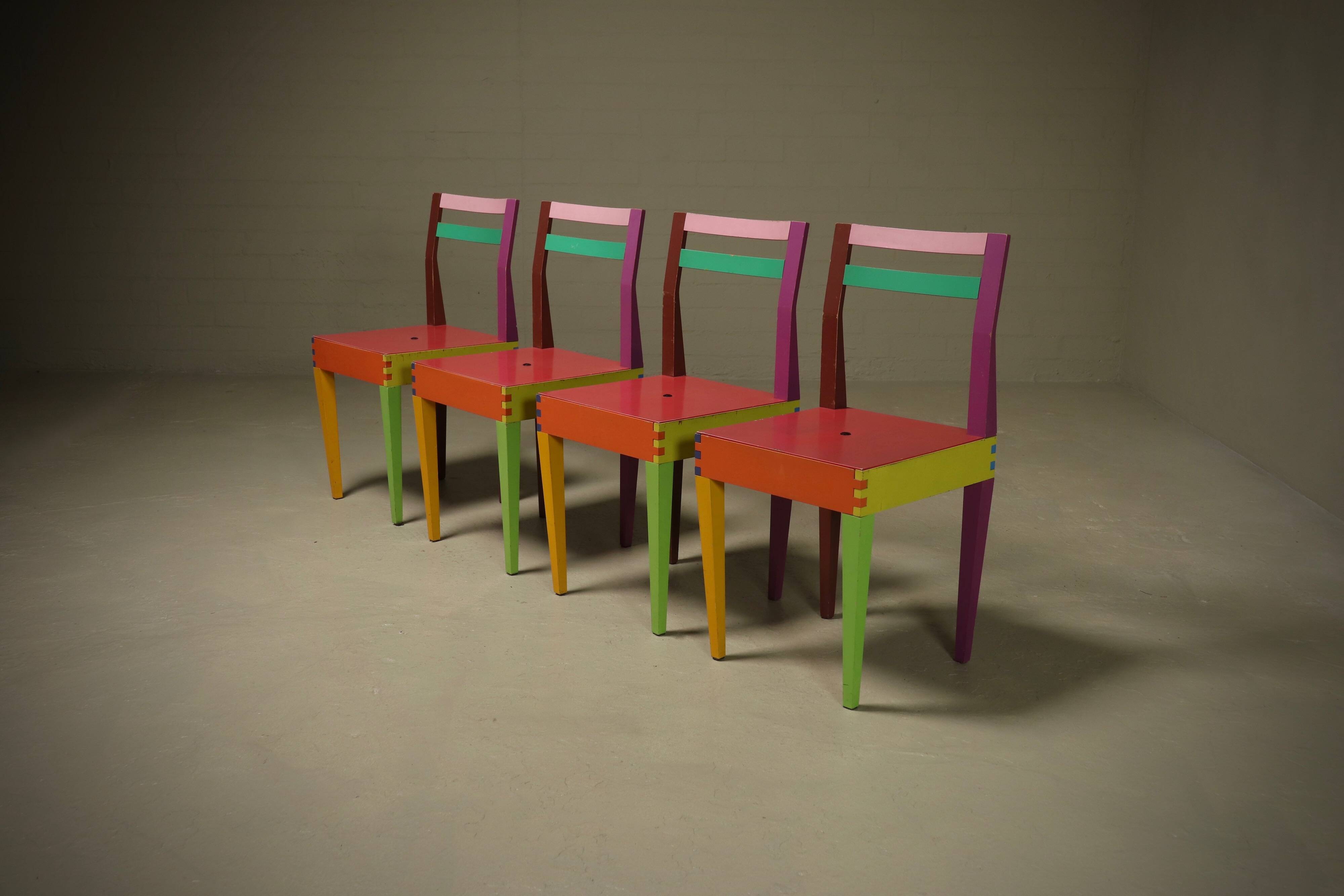 Ensemble de salle à manger Dry Series par Massimo Morozzi pour Giorgetti Matrix, années 1980