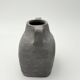 Black stoneware vase