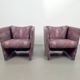 Vintage Postmodern Club Chairs, 1980, Set of 2