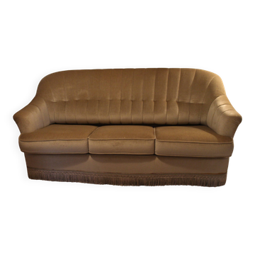 vintage velvet convertible sofa himolla