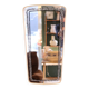 Large 1950s rear-view mirror