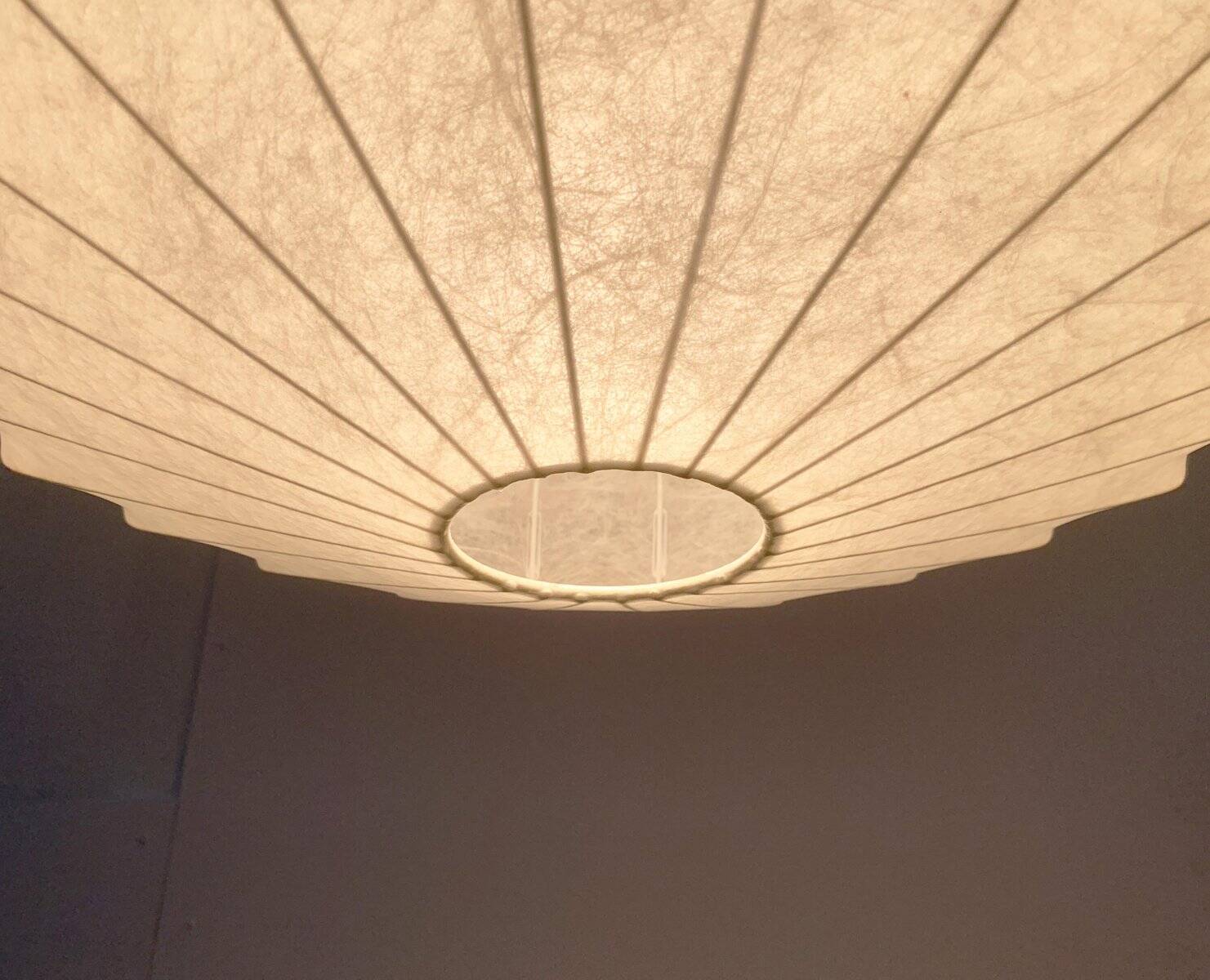 German mid-century cocoon pendant lamp by Goldkant Lighting