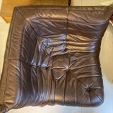 Chauffeuse cuir Togo ligne roset
