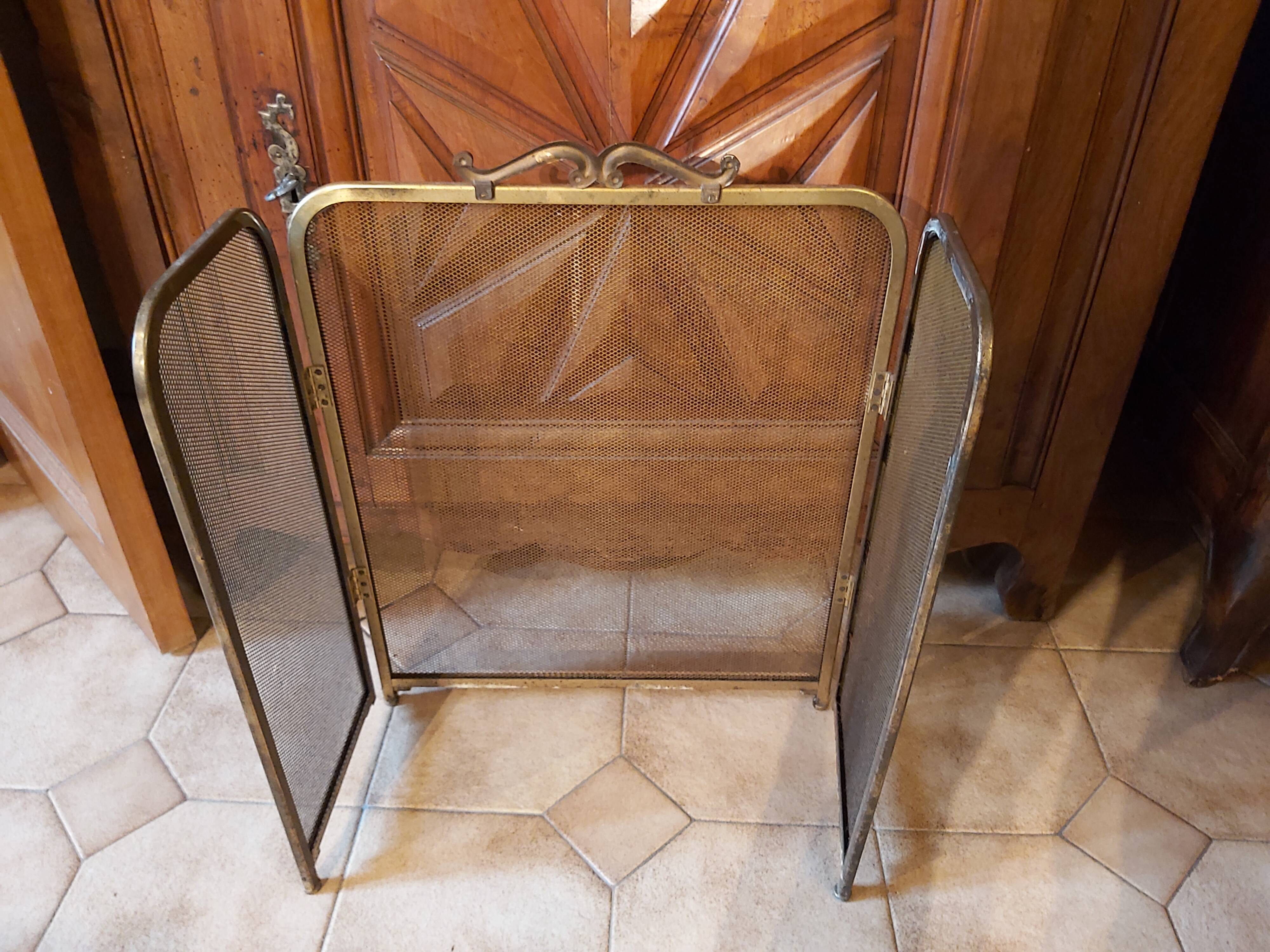 Brass fire wall