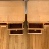 Pair of vintage 50s bedside tables