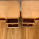 Pair of vintage 50s bedside tables