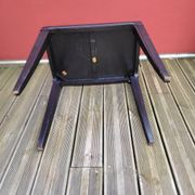 Japanese table in engraved lacquered wood