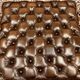 Large Brown Chesterfield Hocker