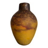 Muller Frère glass paste vase