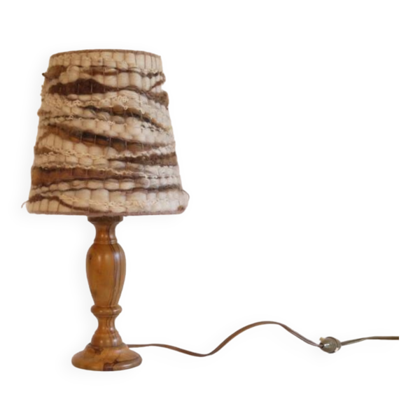 Lampe vintage en olivier 1960 — Beyit