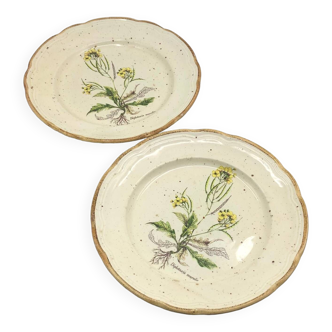 Duo d'assiettes plates italiennes