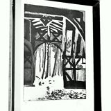 Tableau maltz (mb) – gravure n° 3/4 – expressionisme architectural - 1994