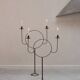 Pair of floor candlesticks
